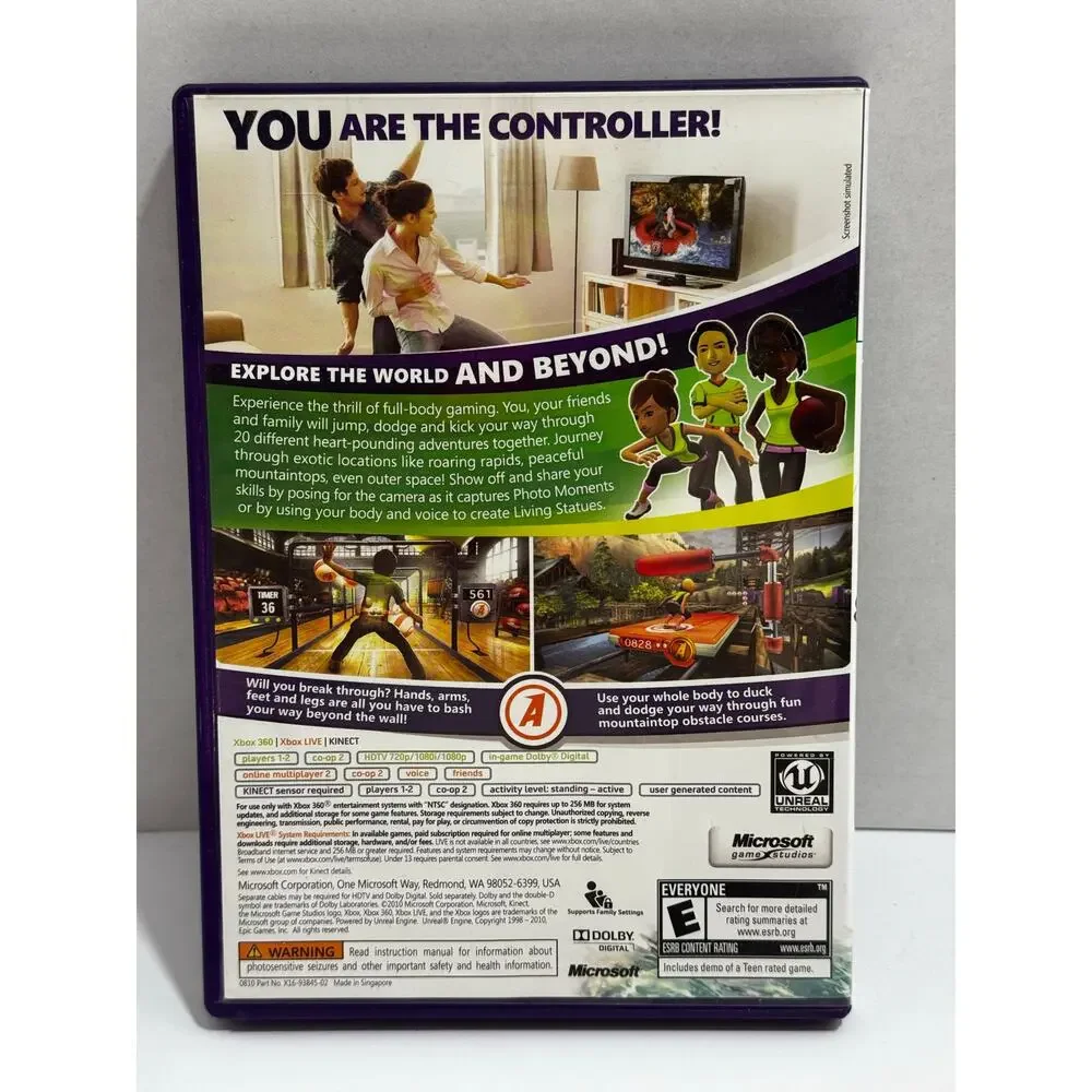 Kinect Adventures [Microsoft Xbox 360 - Preowned] TESTED WORKS*‎